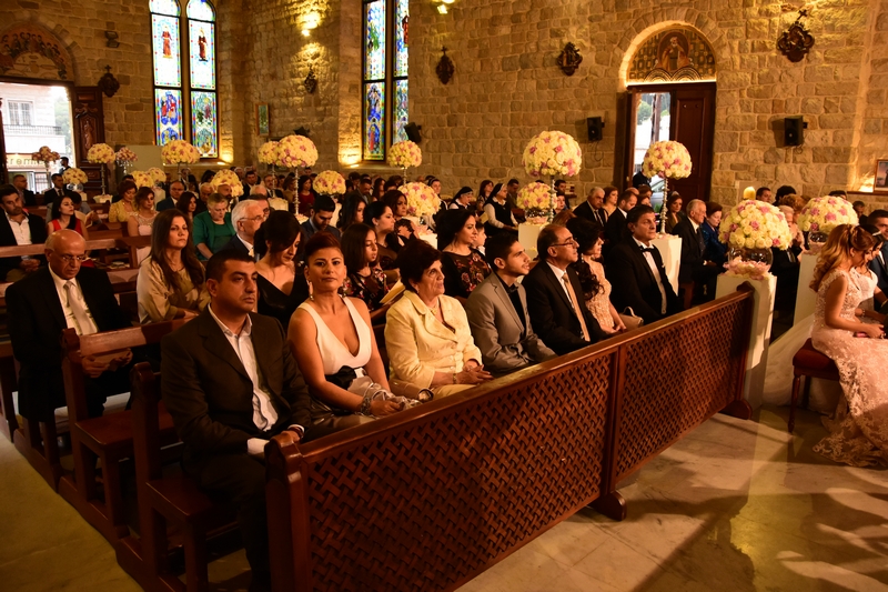 Wedding of Toni Chidiac and Joanna Khoury - Church